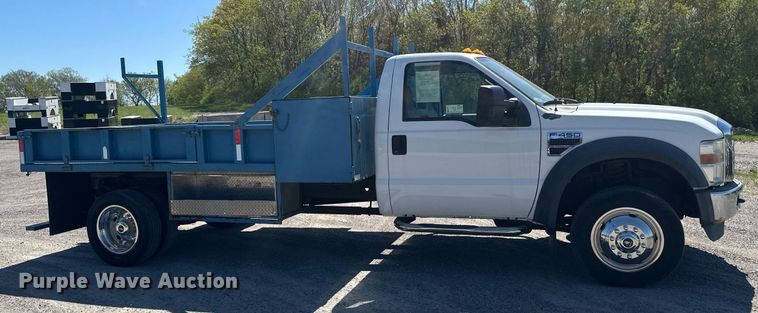 image for item EB2515 2008 Ford F450 Super Duty XL flatbed truck