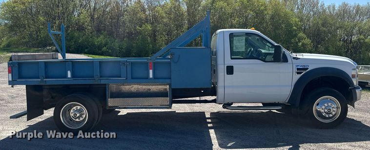 image for item EB2515 2008 Ford F450 Super Duty XL flatbed truck