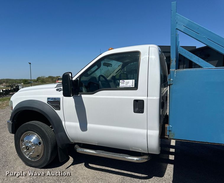 image for item EB2515 2008 Ford F450 Super Duty XL flatbed truck