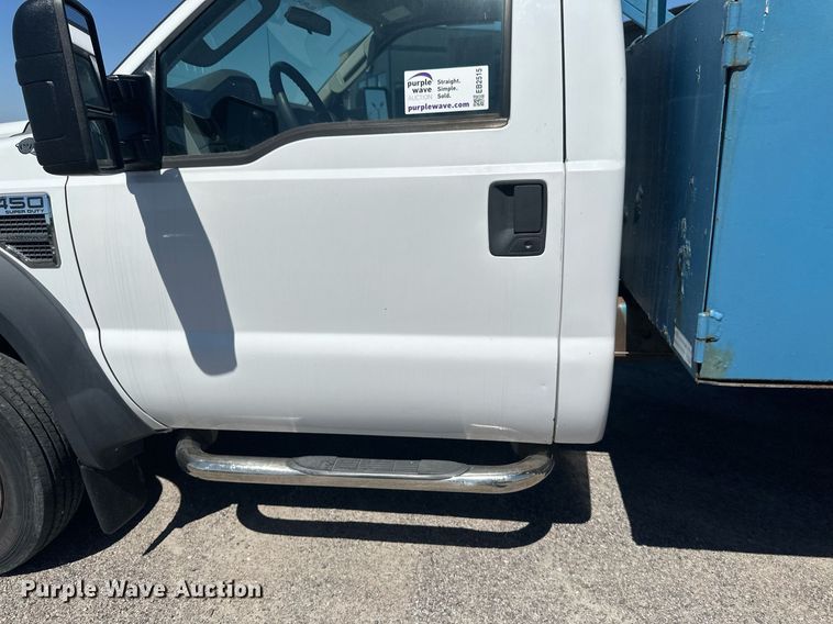 image for item EB2515 2008 Ford F450 Super Duty XL flatbed truck