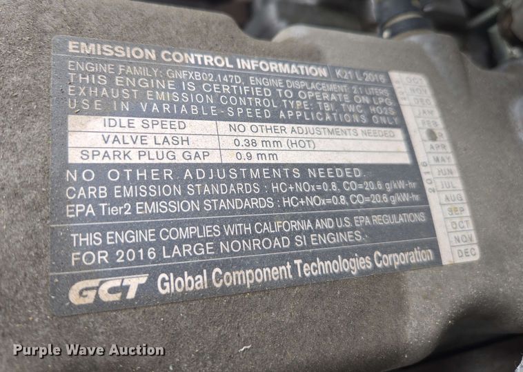 image for item EC1015 2016 Unicarriers CFS40 forklift