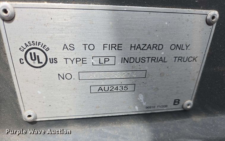 image for item EC1016 2015 Nissan CFS40 forklift