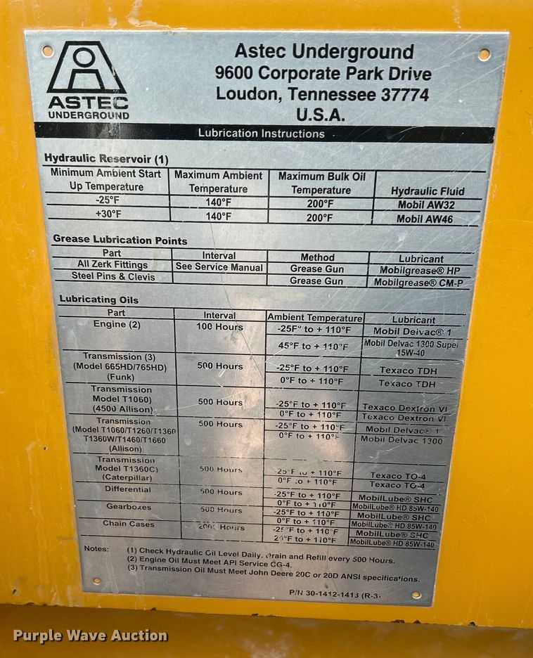 image for item EC1375 Trencor T1060 trencher