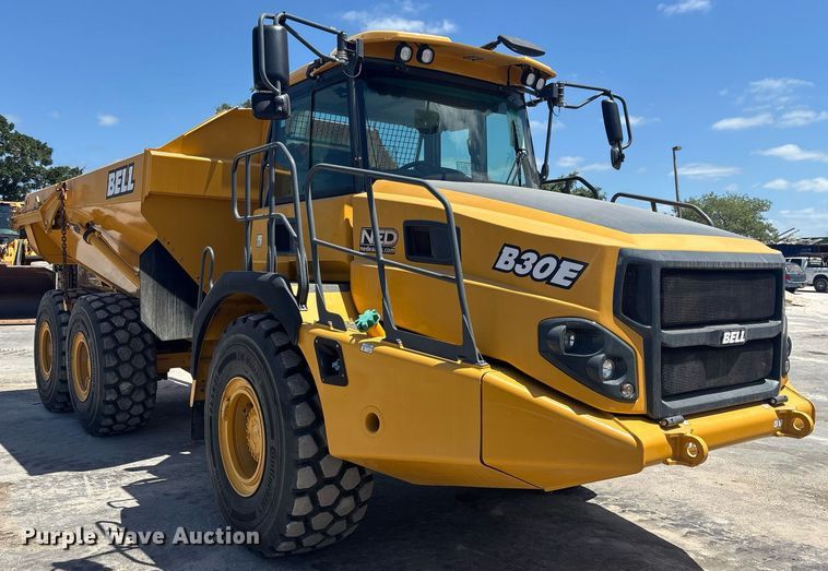 image for item EC3574 2022 Bell B30E articulated haul truck