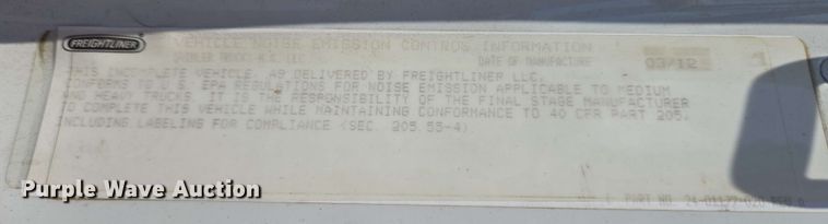 image for item EC4230 2013 Freightliner M2  combination pressure digger/ post driver truck