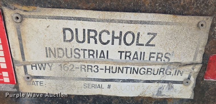 image for item EC4231 2011 Durcholz equipment trailer