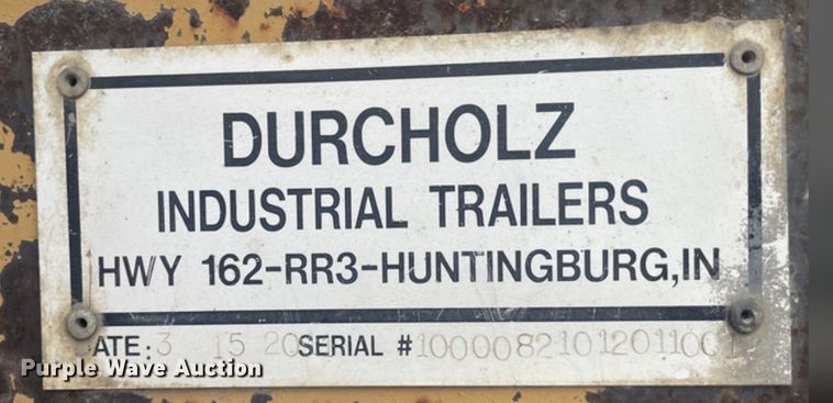image for item EC4232 2011 Durcholz flatbed trailer
