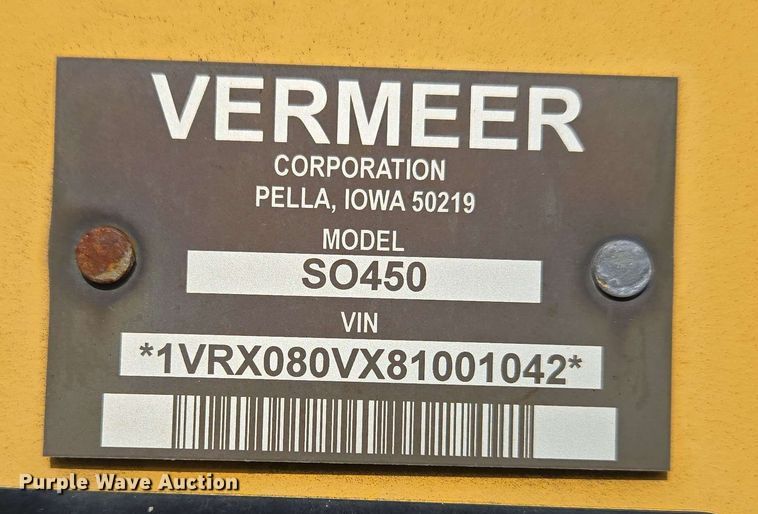 image for item EC4234 2005 Vermeer RT450 trencher