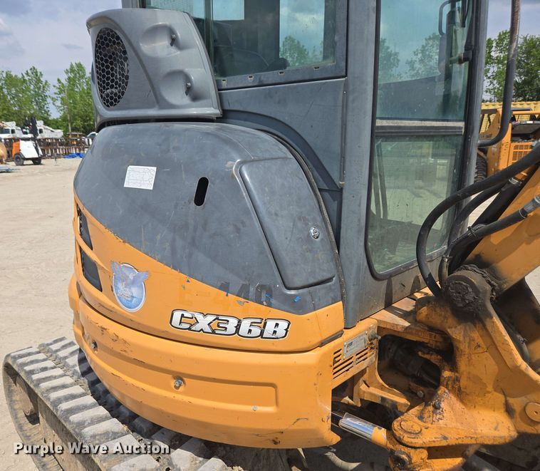 image for item EC4237 2013 Case CX36B mini excavator