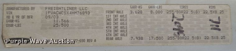 image for item EC4242 2004 Freightliner M2 106 utility / service truck