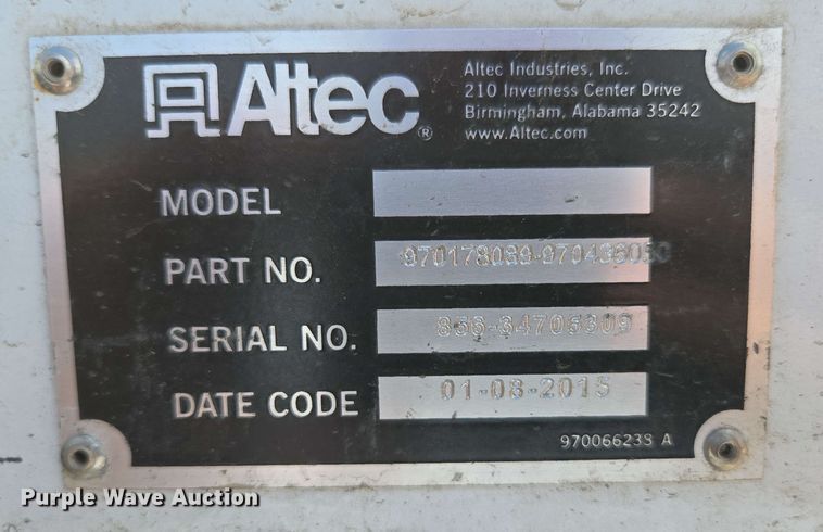 image for item ED1977 2015 Ford F550 Super Duty XL bucket truck