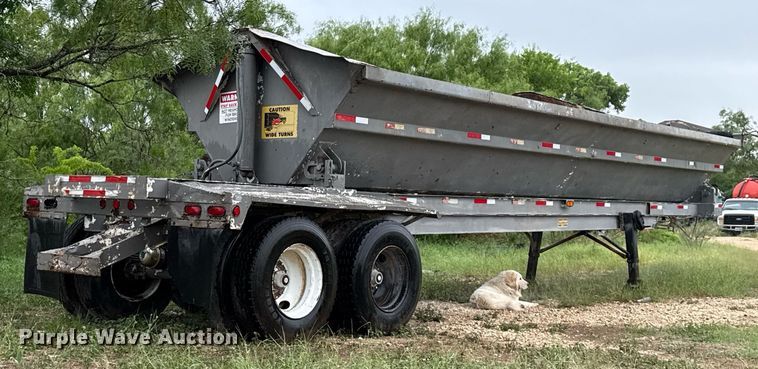 image for item ED5616 1996 Cali 34HSD side dump trailer