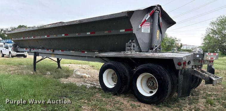 image for item ED5616 1996 Cali 34HSD side dump trailer
