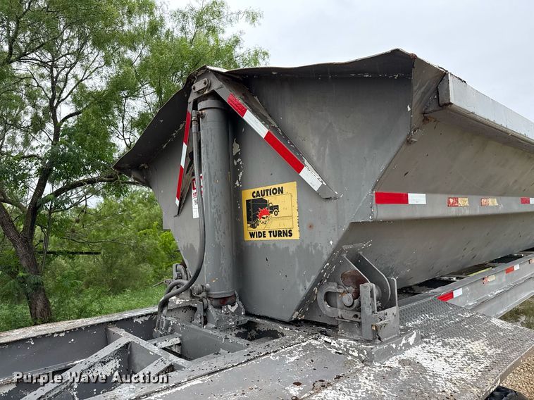 image for item ED5616 1996 Cali 34HSD side dump trailer