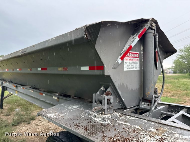 image for item ED5616 1996 Cali 34HSD side dump trailer