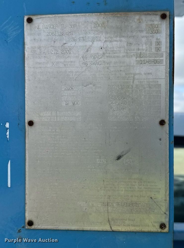 image for item ED5623 2007 Ford F550 Super Duty XL bucket truck