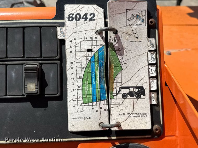image for item EF1978 2015 JLG Skytrak 6042 telehandler