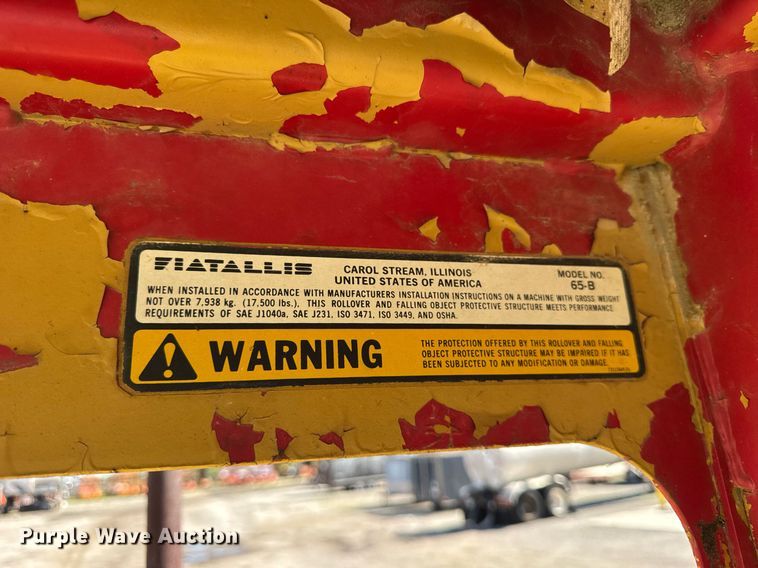 image for item EF1980 1987 FiatAllis 65-B rigid frame motor grader