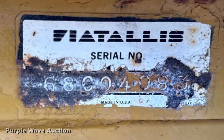 image for item EF1980 1987 FiatAllis 65-B rigid frame motor grader