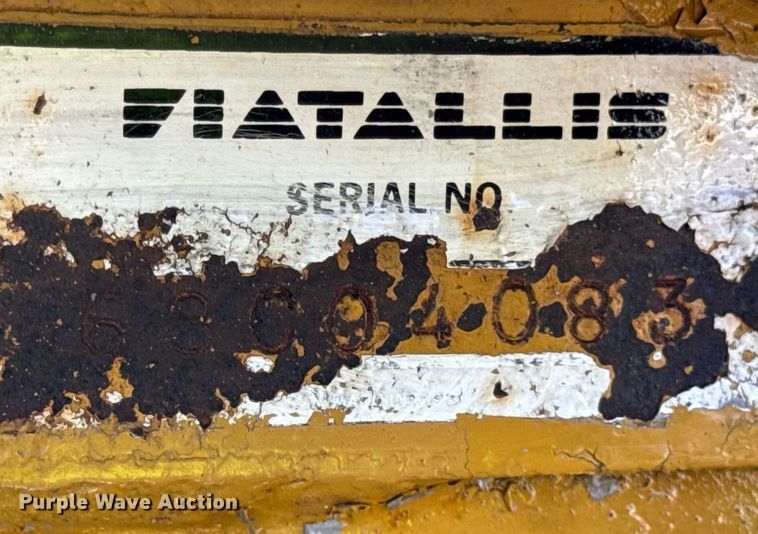 image for item EF1980 1987 FiatAllis 65-B rigid frame motor grader