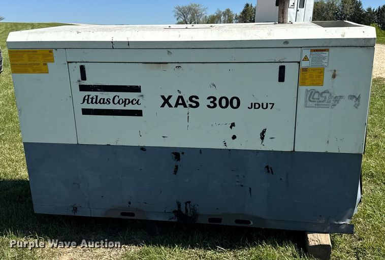 image for item EF1983 2013 Atlas Copco XAS 300 JDU7 air compressor