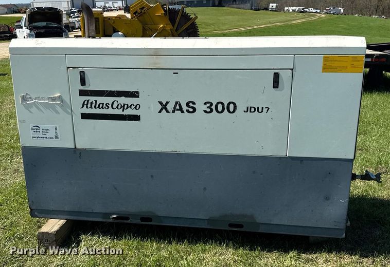 image for item EF1983 2013 Atlas Copco XAS 300 JDU7 air compressor