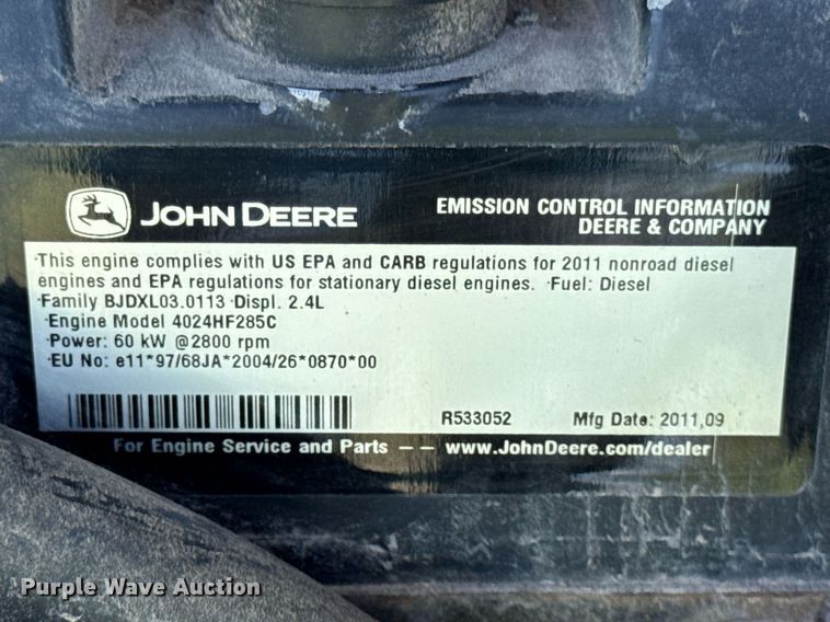 image for item EF1983 2013 Atlas Copco XAS 300 JDU7 air compressor