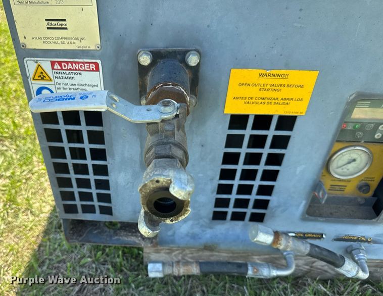 image for item EF1983 2013 Atlas Copco XAS 300 JDU7 air compressor