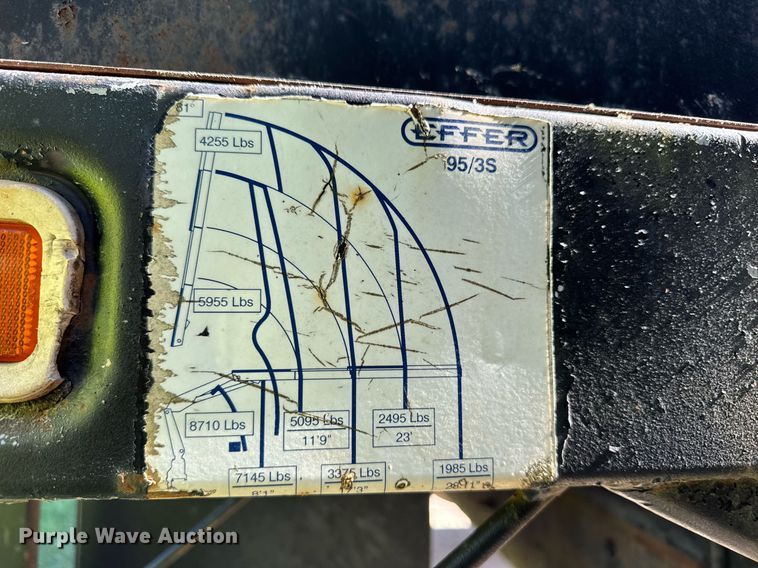 image for item EF1987 1998 Ford L8501 flatbed truck