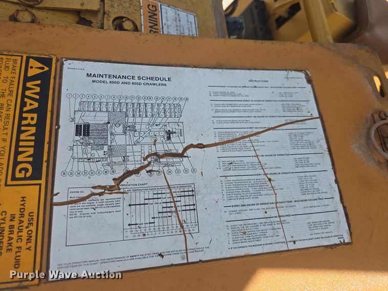 image for item EF3485 Case 855D track loader