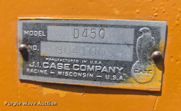 image for item EF3488 1969 Case D450 track loader