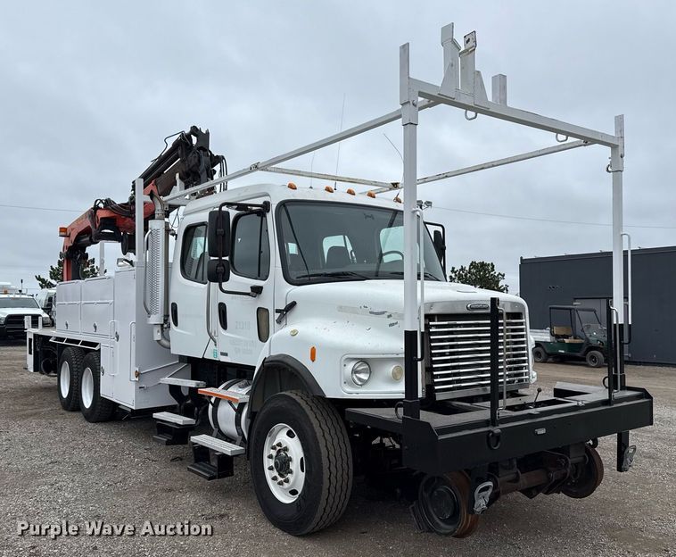 image for item EG5717 2007 Freightliner Business Class M2 Crew Cab crane truck