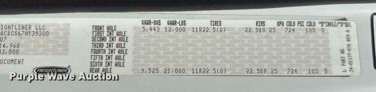 image for item EG5743 2007 Freightliner  Business Class M2 Crew Cab utility / service truck