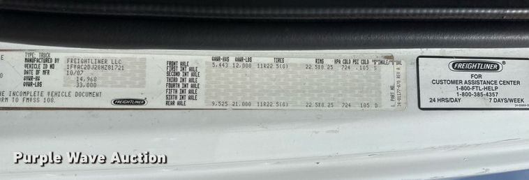 image for item EG5769 2008 Freightliner Business Class M2 Ext. Cab utility / service truck