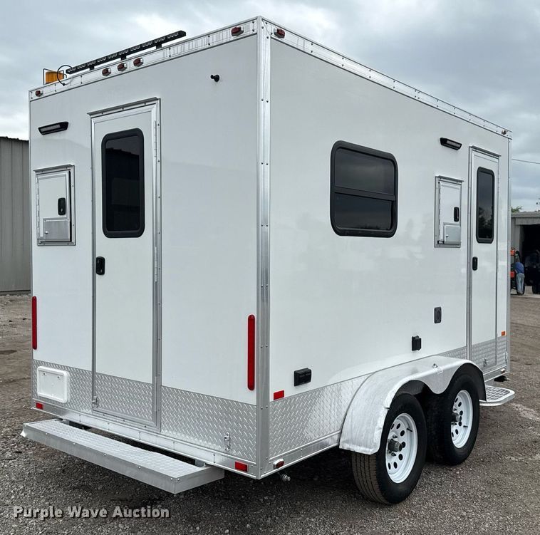 image for item EG5789 2022 InTech Trailers fiber optic splicing trailer