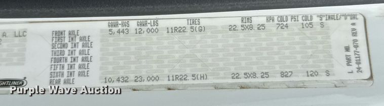 image for item EG5792 2014 Freightliner M2 refuse truck