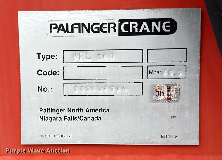 image for item EG5795 2010 Freightliner Business Class M2 crane truck