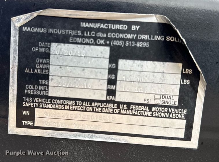 image for item EG5802 2016 Economy Drilling Solutions  vacuum excavator