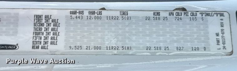 image for item EG5812 2007 Freightliner Business Class M2 Ext. Cab utility / service truck