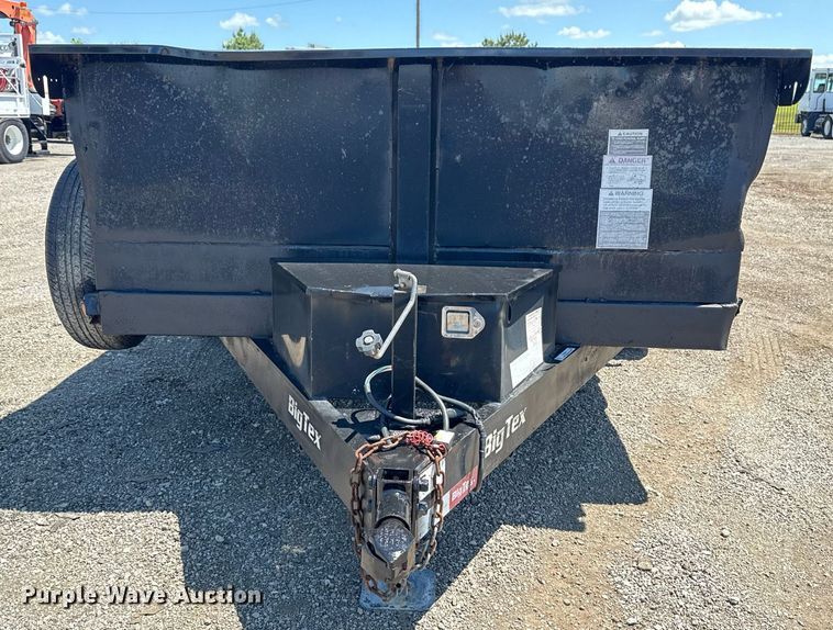 image for item EG5816 2016 Big Tex 10LX-12BK75IR dump trailer