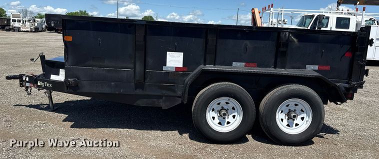 image for item EG5816 2016 Big Tex 10LX-12BK75IR dump trailer