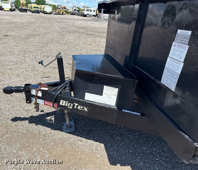 image for item EG5816 2016 Big Tex 10LX-12BK75IR dump trailer