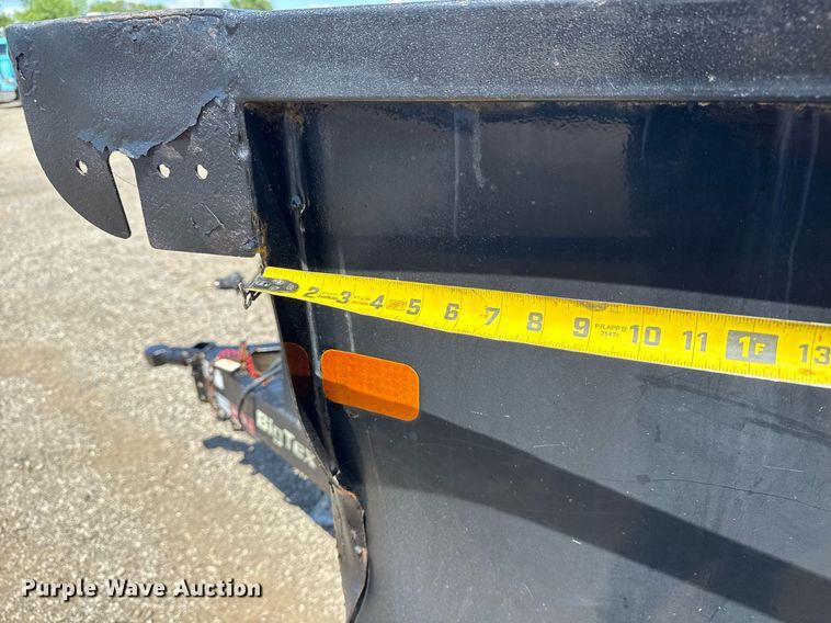 image for item EG5816 2016 Big Tex 10LX-12BK75IR dump trailer