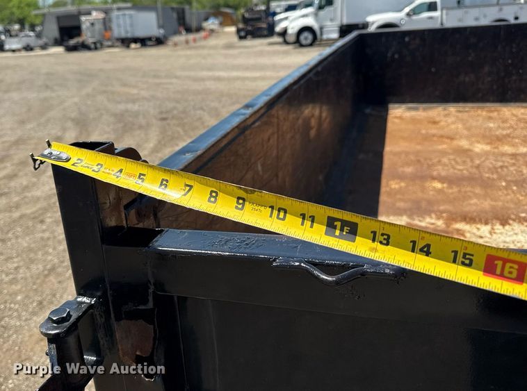 image for item EG5816 2016 Big Tex 10LX-12BK75IR dump trailer
