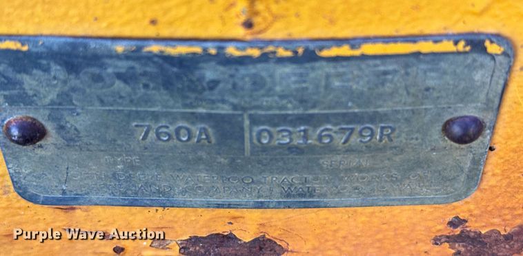 image for item EG6424 1973 John Deere 760-A elevating scraper