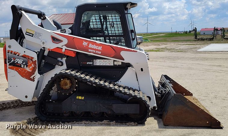 image for item EH0291 2022 Bobcat T76 tracked skid steer loader