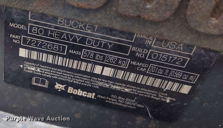 image for item EH0291 2022 Bobcat T76 tracked skid steer loader