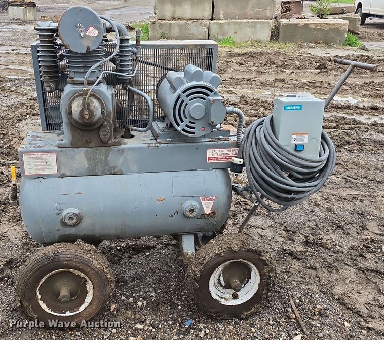 image for item EH8921 1985 Buckeye Boiler Company air compressor