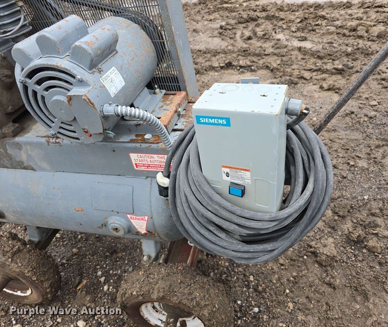 image for item EH8921 1985 Buckeye Boiler Company air compressor