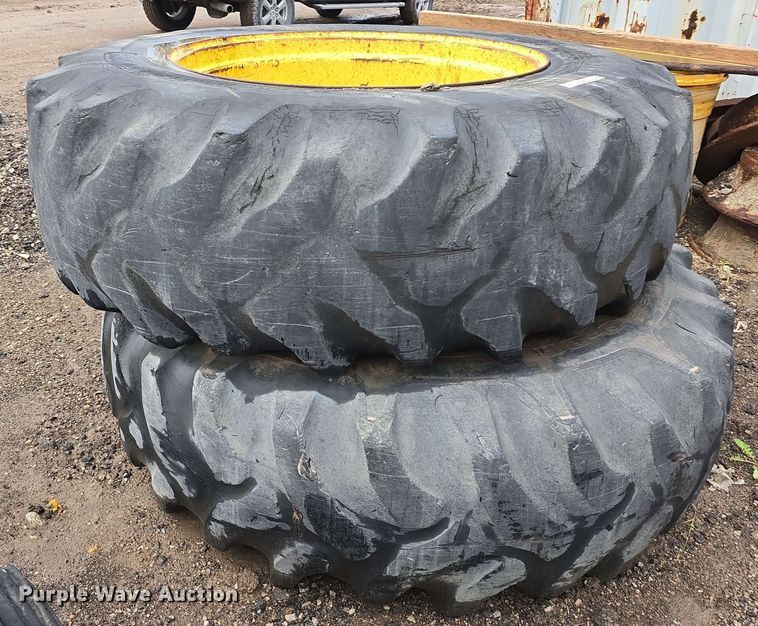 image for item EH8926 (2) 20.8-38 tires and wheels